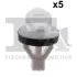 Кліпса кріплення обшивки (к-кт 5 шт) Audi A4 00-08 FA1 11-40102.5 Fischer Automotive One (FA1) 11-40102-5 (фото 1)