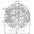 Шайба фіксуюча (к-кт 10шт) VW Caddy II/III/Crafter 30-35/30-50/Golf II/III/IV/V/VI/Jetta II 80- FA1 11-40113.10 Fischer Automotive One (FA1) 11-40113-10 (фото 2)