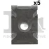 Кліпса кріплення захисту двигуна (к-кт 5шт) VW Passat 06-15 FA1 11-40119.5 Fischer Automotive One (FA1) 11-40119-5 (фото 1)