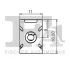 Кліпса кріплення захисту двигуна (к-кт 5шт) VW Passat 06-15 FA1 11-40119.5 Fischer Automotive One (FA1) 11-40119-5 (фото 2)