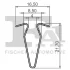 Кліпса кріплення обшивки (к-кт 5 шт) Audi A4 00-04 FA1 11-40127.5 Fischer Automotive One (FA1) 11-40127-5 (фото 2)