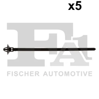 Стяжка пластикова (к-кт 5шт) Audi/Seat/Skoda/VW (чорна) FA1 11-50001.5 Fischer Automotive One (FA1) 11-50001-5