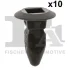 Кліпса (пістон) кріплення обшивки капоту (к-кт 10 шт) VW Passat 96-05 FA1 11-60006.10 Fischer Automotive One (FA1) 11-60006-10 (фото 1)