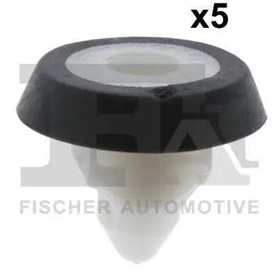 Кліпса кріплення бампера заднього (к-кт 5шт) Skoda Fabia/Octavia/VW Golf/Passat 02-21 FA1 11-60020.5 Fischer Automotive One (FA1) 11-60020-5 (фото 1)