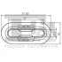 Кліпса кріплення обшивки багажника Skoda Octavia 96-10 FA1 11-60034.5 Fischer Automotive One (FA1) 11-60034-5 (фото 2)