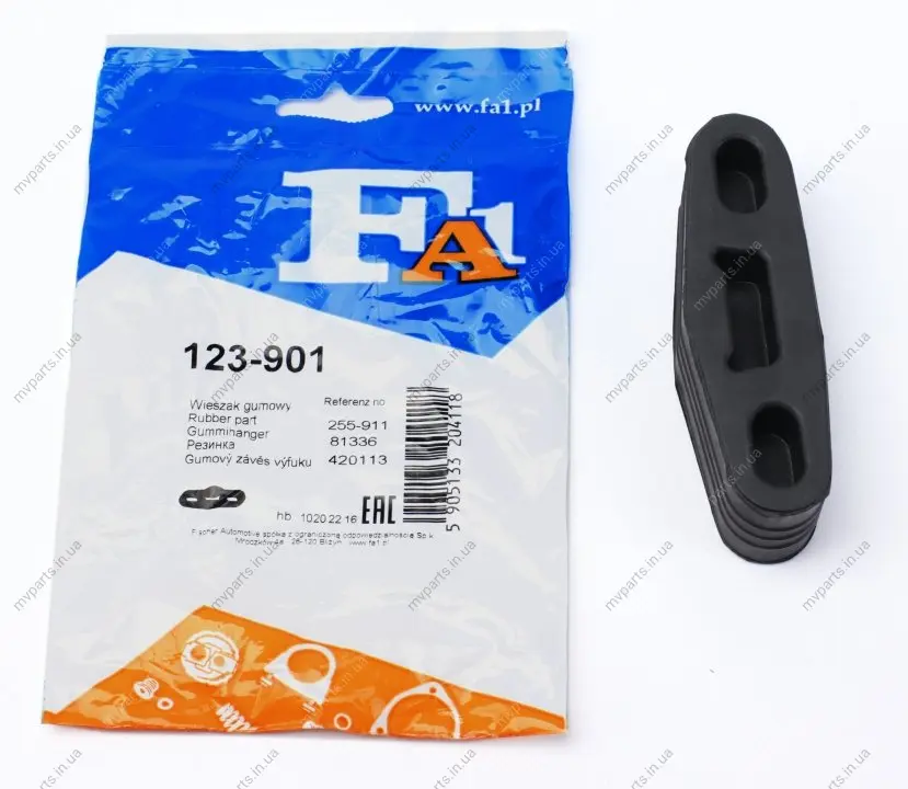 Гумка глушника Opel Combo 1.2/1.4/1.7D 94-01 FA1 Fischer Automotive One (FA1) 123-901 (фото 1)