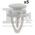 Кліпса кріплення обшивки дверей (к-кт 5шт) Opel Astra H 04-10 FA1 12-40021.5 Fischer Automotive One (FA1) 12-40021-5 (фото 1)