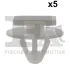 Кліпса кріплення обшивки (к-кт 5 шт) Opel Corsa 00-09 FA1 12-40022.5 Fischer Automotive One (FA1) 12-40022-5 (фото 1)