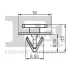 Кліпса кріплення обшивки (к-кт 5 шт) Opel Corsa 00-09 FA1 12-40022.5 Fischer Automotive One (FA1) 12-40022-5 (фото 2)
