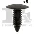 Кліпса кріплення бампера заднього (к-кт 5шт) Ford Escort 98-00 FA1 13-10015.5 Fischer Automotive One (FA1) 13-10015-5 (фото 1)
