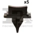 Кліпса кріплення молдингів скла лобового (к-кт 5шт) Ford Transit 00-06 FA1 13-40018.5 Fischer Automotive One (FA1) 13-40018-5 (фото 1)
