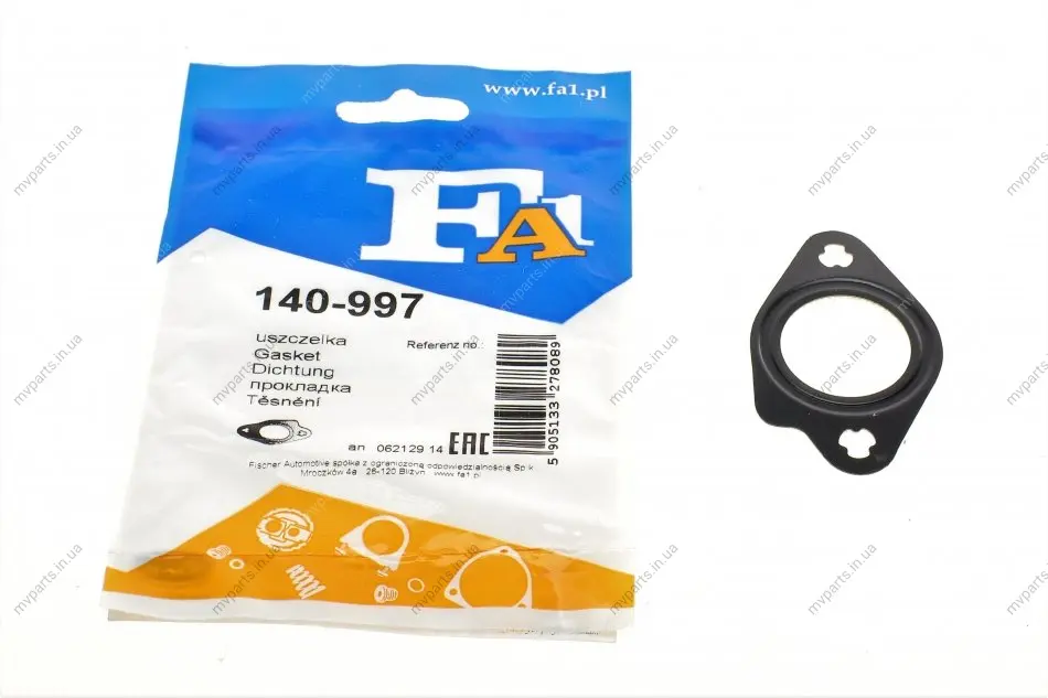 Прокладка клапана EGR MB Sprinter 3.0CDI OM642 FA1 Fischer Automotive One (FA1) 140-997 (фото 1)