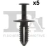 Кліпса кріплення (к-кт 5шт) MB E-class (W124) 84-93 FA1 14-20007.5 Fischer Automotive One (FA1) 14-20007-5 (фото 1)