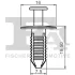 Кліпса кріплення (к-кт 5шт) MB E-class (W124) 84-93 FA1 14-20007.5 Fischer Automotive One (FA1) 14-20007-5 (фото 2)