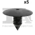 Кліпса кріплення облицювання (к-кт 5шт) Renault/Citroen/Dacia FA1 21-10008.5 Fischer Automotive One (FA1) 21-10008-5 (фото 1)