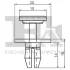 Заклепка розпірна (к-кт 5 шт) Citroen Jumpy/Peugeot Expert 16- FA1 21-20002.5 Fischer Automotive One (FA1) 21-20002-5 (фото 2)