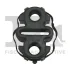 Гумка глушника Citroen Berlingo/Peugeot Partner 1.6 HDi 08- FA1 Fischer Automotive One (FA1) 213-727 (фото 1)