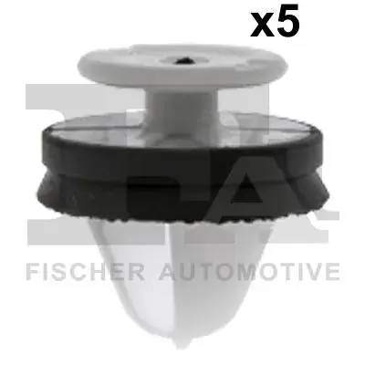 Кліпса кріплення обшивки дверей (к-кт 5шт) Renault Master 10-/Trafic 14-/Peugeot Expert 07- (к-кт 5шт) FA1 21-40019.5 Fischer Automotive One (FA1) 21-40019-5 (фото 1)