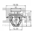 Кліпса кріплення обшивки (к-кт 10шт) Citroen/Renault/Peugeot/Alfa Romeo FA1 21-40021.10 Fischer Automotive One (FA1) 21-40021-10 (фото 2)