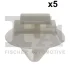 Кліпса кріплення обшивки (к-кт 5шт) Citroen/Renault/Peugeot/Alfa Romeo FA1 21-40021.5 Fischer Automotive One (FA1) 21-40021-5 (фото 1)