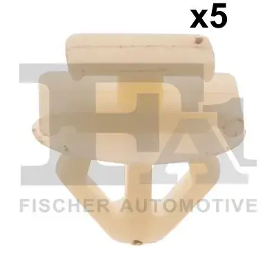 Кліпса кріплення решітки радіатора (к-кт 5 шт) Peugeot 106/206/306 91-07 FA1 21-40023.5 Fischer Automotive One (FA1) 21-40023-5 (фото 1)