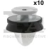 Кліпса кріплення обшивки дверей (к-кт 10шт) Citroen/Peugeot/Renault FA1 21-40031.10 Fischer Automotive One (FA1) 21-40031-10 (фото 1)