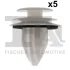 Кліпса кріплення обшивки (к-кт 5шт) Toyota Avensis/Camry/Corolla/Yaris 00- FA1 21-40035.5 Fischer Automotive One (FA1) 21-40035-5 (фото 1)
