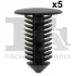 Кліпса кріплення обшивки (к-кт 5 шт) Renault Trafic 01- FA1 22-10007.5 Fischer Automotive One (FA1) 22-10007-5 (фото 1)