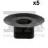 Кліпса кріплення підкрильника (к-кт 5шт) Dacia Logan 04- FA1 22-10011.5 Fischer Automotive One (FA1) 22-10011-5 (фото 1)