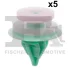 Кліпса кріплення обшивки (к-кт 5 шт) Renault Kangoo 08- FA1 22-40008.5 Fischer Automotive One (FA1) 22-40008-5 (фото 1)