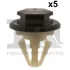 Кліпса кріплення молдинга (к-кт 5шт) Renault Kangoo 08- FA1 22-40017.5 Fischer Automotive One (FA1) 22-40017-5 (фото 1)