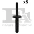 Кліпса кріплення підкрильника (к-кт 5шт) BMW X5 (E70) 07-13 FA1 25-20001.5 Fischer Automotive One (FA1) 25-20001-5 (фото 1)