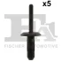 Заклепка розпірна (к-кт 5 шт) Audi/Fiat/Opel/Seat/Skoda/VW FA1 25-20002.5 Fischer Automotive One (FA1) 25-20002-5 (фото 1)