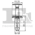 Кліпса кріплення (к-кт 5шт) Fiat Freemont 11-/Chrysler 300C 11- FA1 33-20010.5 Fischer Automotive One (FA1) 33-20010-5 (фото 2)