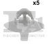 Кліпса кріплення обшивки (к-кт 5шт) Renault Master 98- FA1 33-40005.5 Fischer Automotive One (FA1) 33-40005-5 (фото 1)