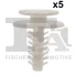 Кліпса кріплення підкрила (к-кт 5шт) Fiat Doblo 01-/Iveco Daily 11- FA1 33-40008.5 Fischer Automotive One (FA1) 33-40008-5 (фото 1)