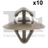 Кліпса кріплення обшивки (к-кт 10шт) Renault Master 97-10/Iveco Daily 06-14 FA1 33-40014.10 Fischer Automotive One (FA1) 33-40014-10 (фото 1)