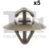 Кліпса кріплення обшивки (к-кт 5шт) Renault Master 97-10/Iveco Daily 06-14 FA1 33-40014.5 Fischer Automotive One (FA1) 33-40014-5 (фото 1)
