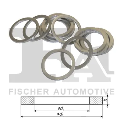 Шайба болта зливу оливи VW Passat/Golf/T5/Audi A3 98- (24x29x2) (к-кт 10 шт) FA1 340.980.010 Fischer Automotive One (FA1) 340-980-010 (фото 1)