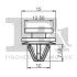 Кліпса кріплення обшивки дверей (к-кт 5шт) Renault/Opel/Fiat/Land Rover FA1 41-40003.5 Fischer Automotive One (FA1) 41-40003-5 (фото 2)