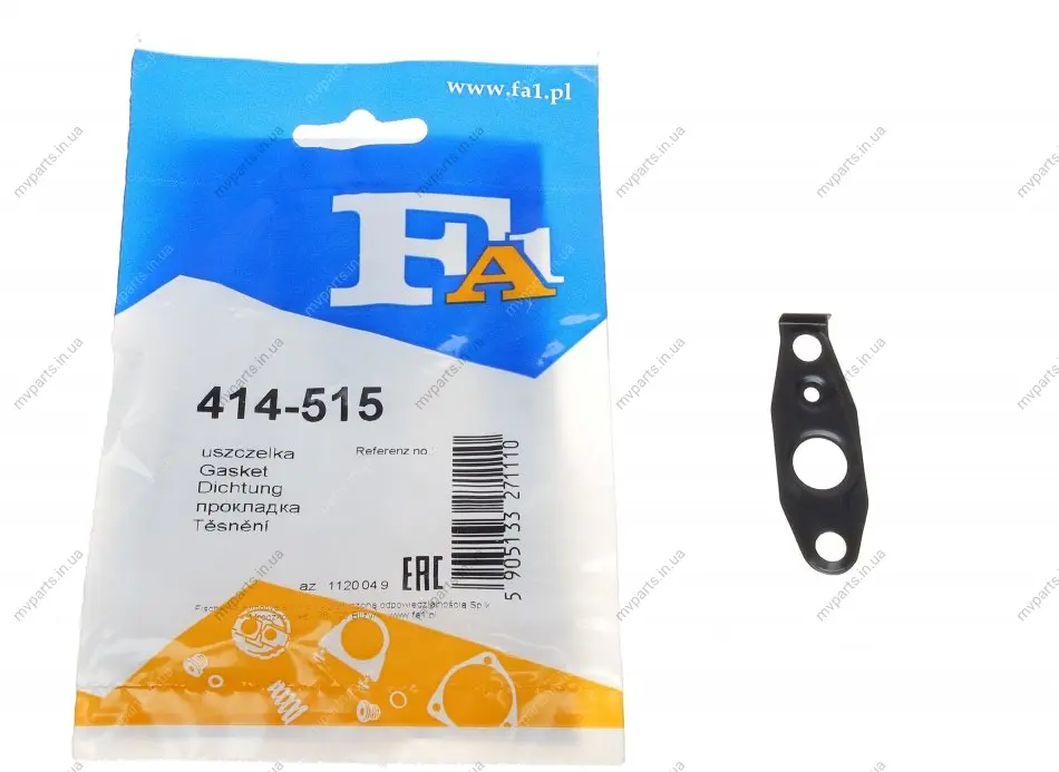 Прокладка турбіни Smart ForTwo 450/452 Roadster 0.7/0.8i 98-04 (трубка на злив масла) FA1 Fischer Automotive One (FA1) 414-515 (фото 1)