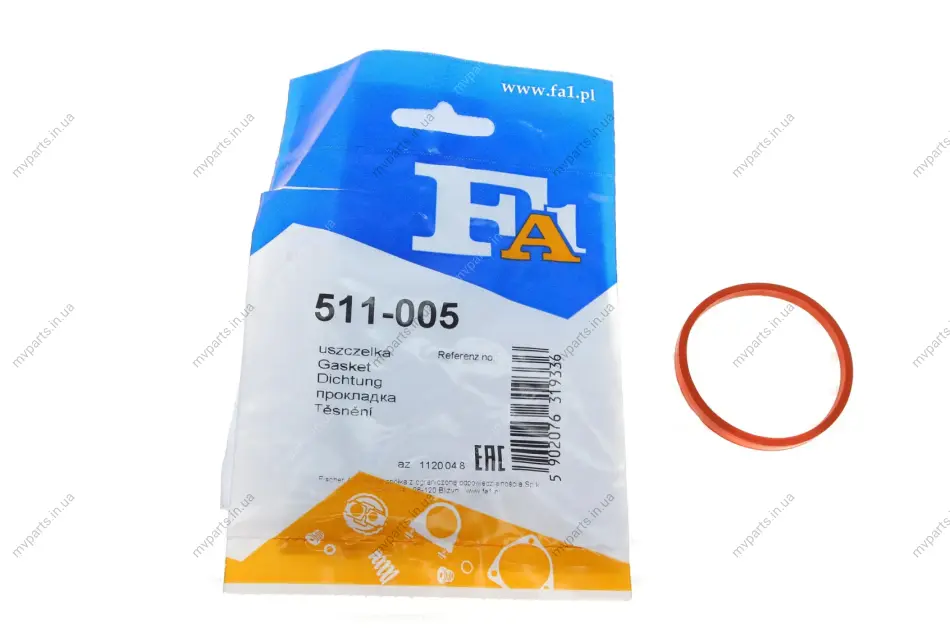 Прокладка колектора впускного Skoda Foomster/Fabia/Rapid 1.2 12V 03- FA1 Fischer Automotive One (FA1) 511-005 (фото 1)