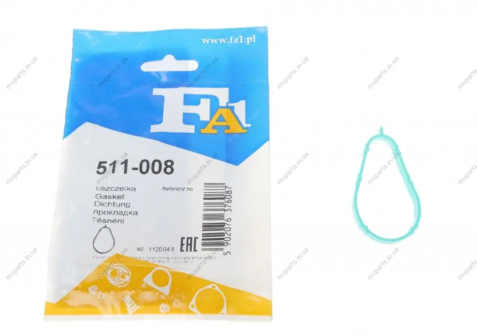 Прокладка колектора впускного VW Passat 1.6/2.0i 96-05 FA1 Fischer Automotive One (FA1) 511-008 (фото 1)