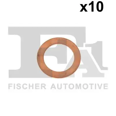 Ущільнювальне кільце компл. 10 шт 12.0*18.0*1.0 mm((вир-во Fischer) Fischer Automotive One (FA1) 547-870-010 (фото 1)