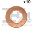Шайба під форсунку VW Caddy/Crafter/T5 2.0 TDI 10- (7/7.7x13x1.5) (к-кт 10шт) FA1 554.975.010 Fischer Automotive One (FA1) 554-975-010 (фото 1)