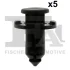 Кліпса кріплення бампера переднього (к-кт 5шт) Subaru Forester 02- FA1 72-20002.5 Fischer Automotive One (FA1) 72-20002-5 (фото 1)