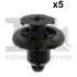 Кліпса кріплення (к-кт 5 шт) Subaru Legacy 09-/Impreza 00- FA1 72-30004.5 Fischer Automotive One (FA1) 72-30004-5 (фото 1)