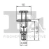 Кліпса кріплення (розпірна) Hyundai Santa Fe 01-06 FA1 73-30009.5 Fischer Automotive One (FA1) 73-30009-5 (фото 2)