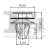 Кліпса кріплення обшивки (к-кт 5шт) Hyundai Elantra/Kia Cerato 03-11 FA1 73-40005.5 Fischer Automotive One (FA1) 73-40005-5 (фото 2)
