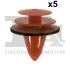 Кліпса кріплення (к-кт 5шт) Nissan Qashqai 06- FA1 75-40005.5 Fischer Automotive One (FA1) 75-40005-5 (фото 1)